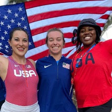 SDSU Adapted Athletics athletes posing for a photo at the 2023 Parapan American Games