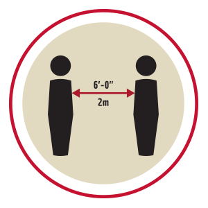 6' Distance Icon