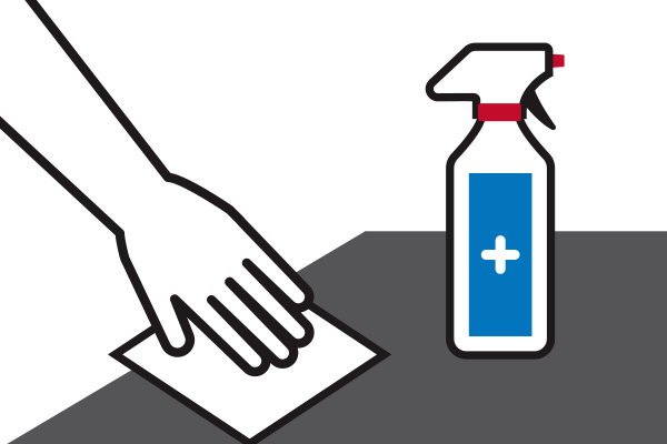 Cleaning Surfaces Illustration