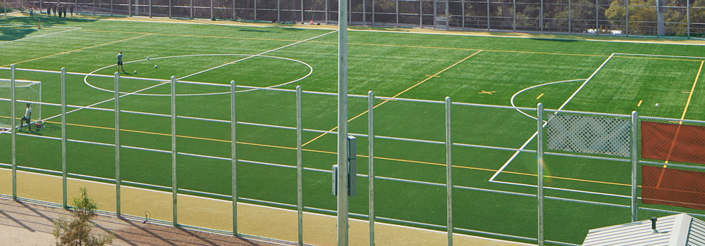 Aerial view of Recreation Field