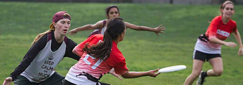 Women's Ultimate Frisbee Club Game