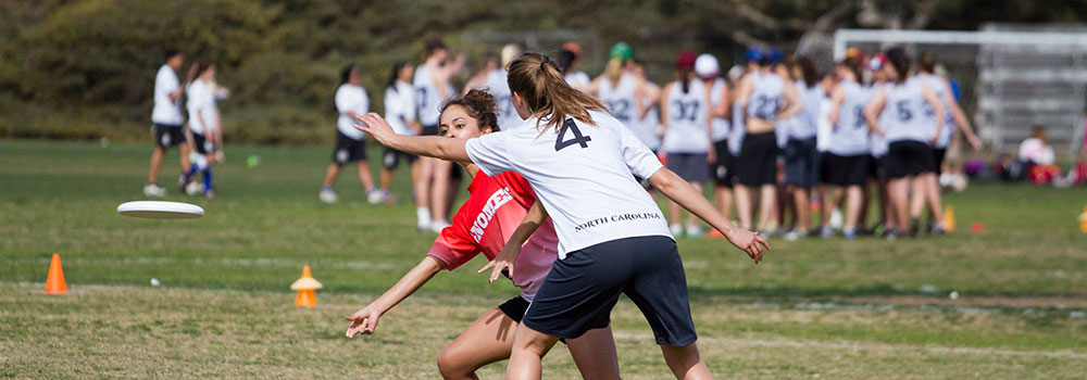 Women's Ultimate Frisbee Club Game