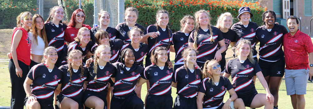 Women's Rugby Team group photo