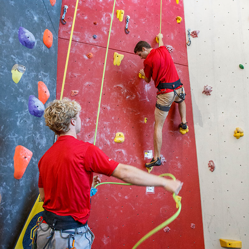 Team Challenge - Climbing Wall practice at ARC Climbing Wall