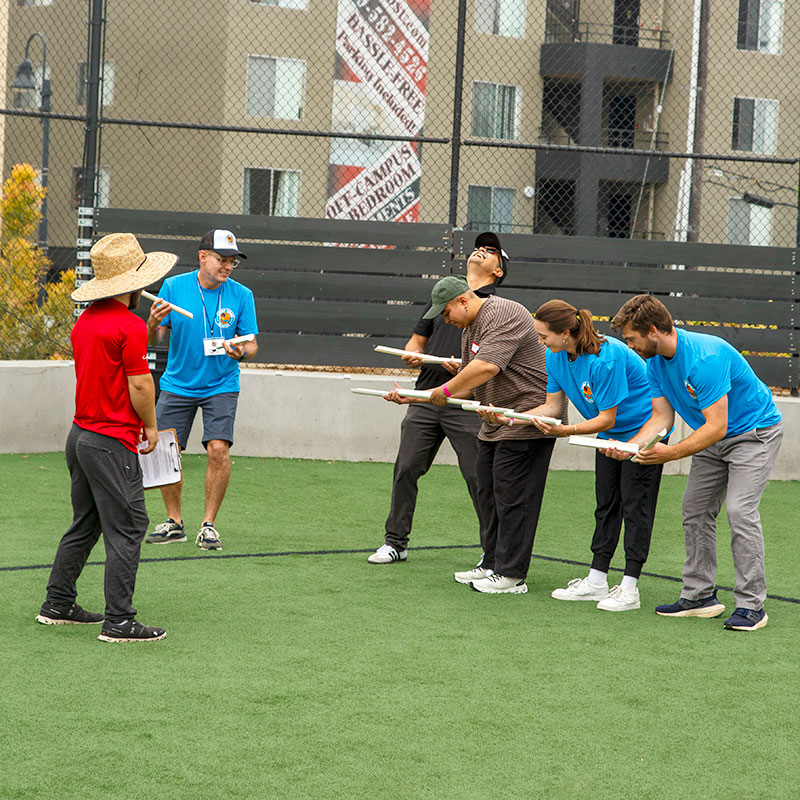 Team Challenge - Low Impact team building event on the green